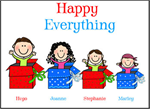 Stick Figure All Holidays